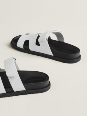 HERMES シプレ サンダル ホワイト 38 シプレ - ホワイト - レディス シューズ | レザーシューズ | Hermès